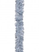 5m Silver Metallic Fir Needle 6ply 50mm Tinsel Garland