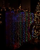 1125 Dual Colour LED Firecracker Cluster Curtain Lights 12 Function | 2.5m