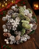 Natural Pinecone, Snowflake, Berry & Bell Mix | 350g