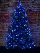 1000 Blue & Cool White LED String Fairy Lights 8 Function | 50m