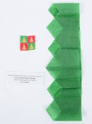 100x 24cm Red & Green With Gold Foil Christmas Trees Small Cracker Bon Bons