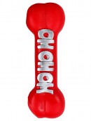 Assorted 23cm Red Or Green Vinyl Dog Bone Squeaky Christmas Toy