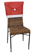 60cm Red Felt Santa Hat Christmas Chair Cover