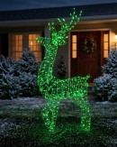 Rainbow Reindeer 3D Smart LED Outdoor Christmas Motif | 1.5m 17 Sequences