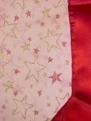 Star Pattern Red Organza Table Runner - 1.5m