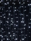 1000 Cool White Concave Bulb LED String Fairy Solar Lights - 100m