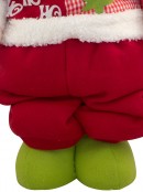 Retractable Leg Plush Standing Santa - up to 1m