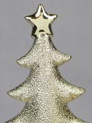 Ceramic Champagne Christmas Tree Ornament - 26cm