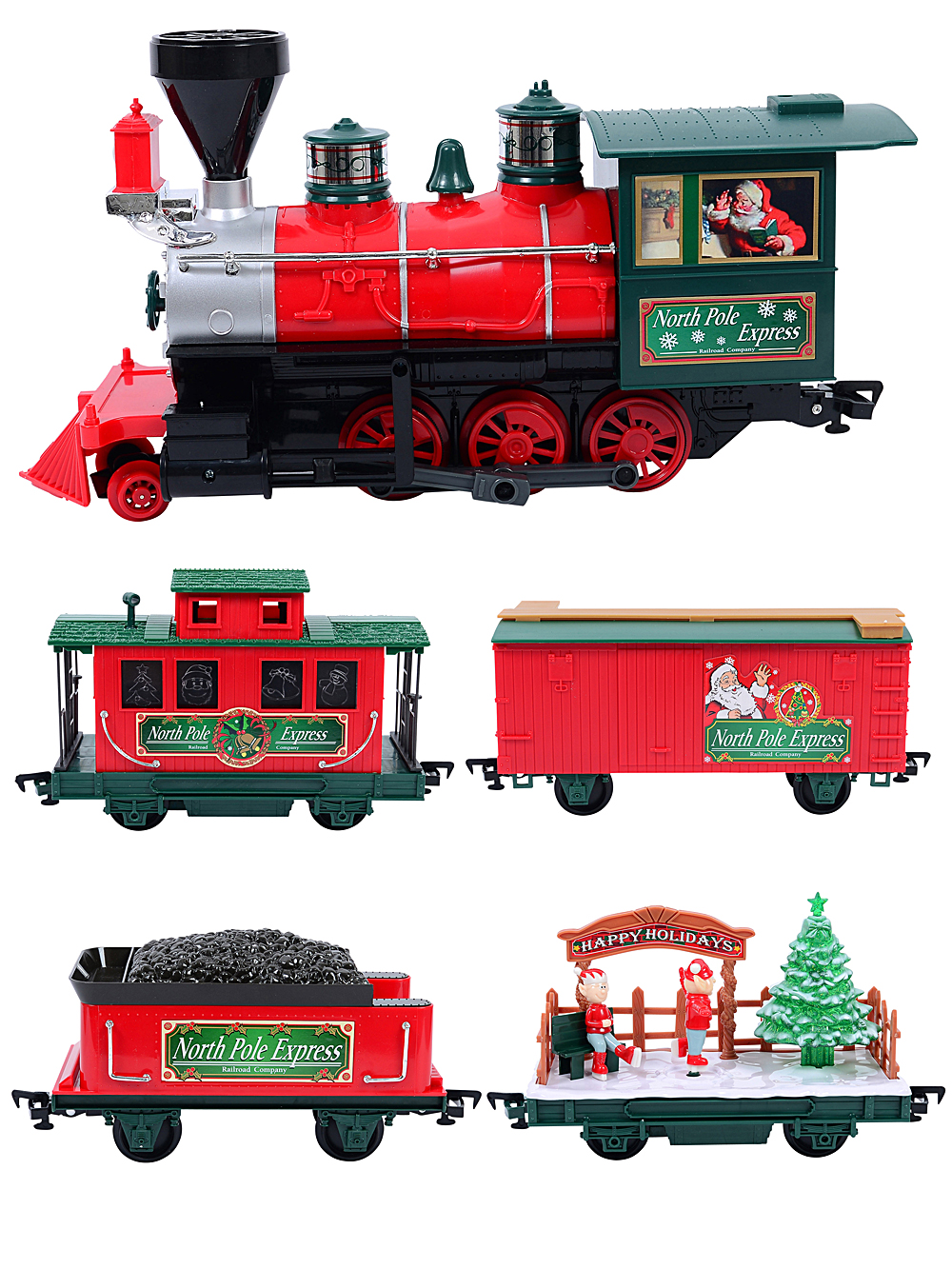 North Pole Express Christmas Train Set With Remote Control - 35 Piece Set |  Animation & Toys | Buy online from The Christmas Warehouse