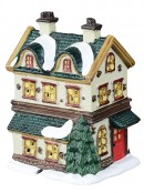 Christmas LED Battery Village Scene With Townsfolk Figurines - 24 Piece Set