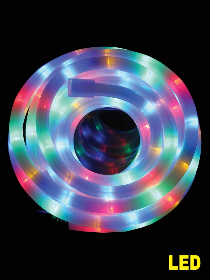Mutli Colour LED Rope Light - 6m