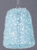80mm Pastel Blue Sugar Gummy Look Christmas Bauble