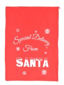 Special Delivery From Santa Red Felt Santa Sack - 90cm