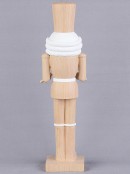 26cm Wooden Look Toy Soldier Drummer Resin Figurine Ornament