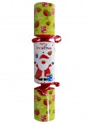 Red, Green & White With Santa, Birds & Gifts Bon Bons - 6 x 22cm
