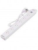 4 Outlet Sansai Powerboard With Overload Protection & Master Switch