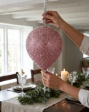 20cm Pastel Pink Sugar Balloon Whimsical Large Display Ornament