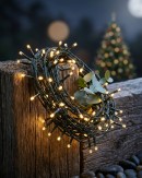 200 Warm White LED Solar String Fairy Lights 8 Function | 20m