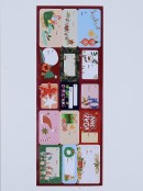 Various Print, Foil & Glitter Festive Christmas Present Gift Labels - 120 Pack