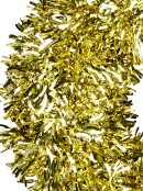 48cm Metallic Gold Christmas Wreath Tinsel Plaque