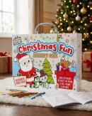 Colour & Carry Christmas Activity Case Art Kit With Pens & Stickers | 100+ Pieces