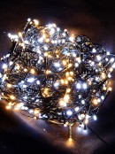 500 Warm & Cool White LED 25m String Fairy Light
