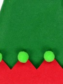 Green Curl Top Felt Traditional Christmas Elf Hat - One Size Fits Most