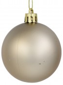 32x 60mm & 15cm Platinum Matte, Shiny, Pearl & Glitter Christmas Baubles