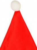Merry Christmas With Lights Soft Plush Traditional Christmas Santa Hat - 39cm