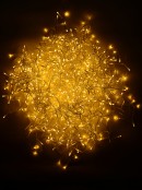 1000 Warm White LED Bullet Bulb Christmas Fairy String Lights - 50m