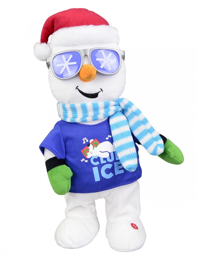 Ice Ice Baby Snowman Musical Animation - 37cm