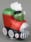 Wobbling Christmas Train Locomotive Christmas Animation With Santa - 28cm