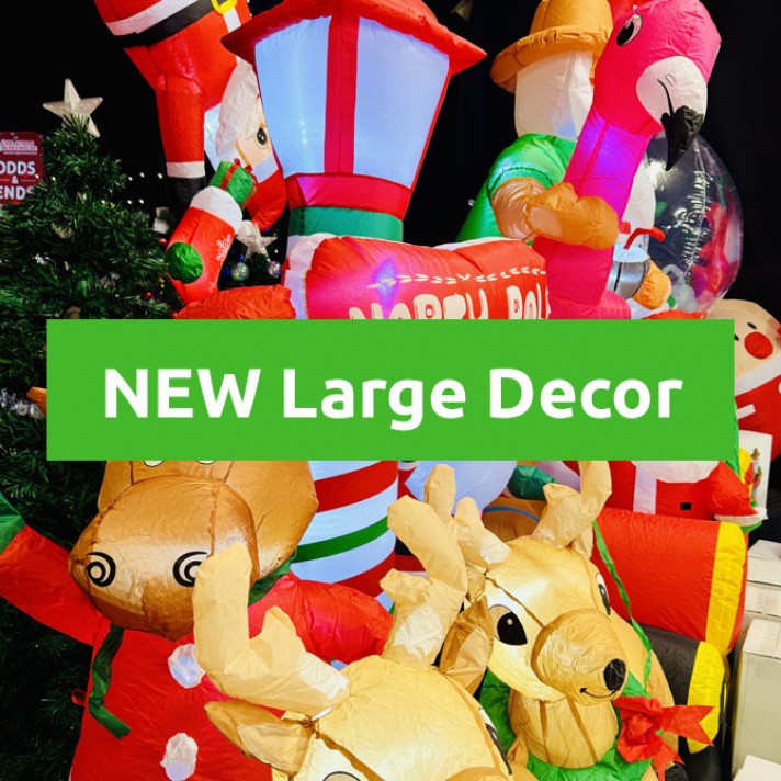 NEW Large Outdoor Displays, Inflatables & Life-Size Ornaments