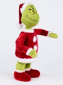 Mr Grinch Singing & Waddling In A Santa Suit Christmas Animation - 28cm