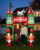 2.9m Santa's Toy Shop Archway | LED Outdoor Inflatable