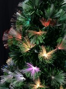 Vivid Multi Colour Dynamic LED Fibre Optic Christmas Tree With 185 Tips - 1.5m