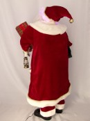 Traditional Santa With Gifts Fibre Optic Animation - 90cm