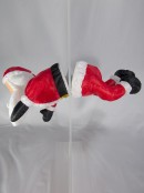 Window Crashing Santa With Kicking Legs Animation - 60cm