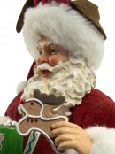 Decorative Santa With Reindeer Cookie Mug & Hat - 29cm