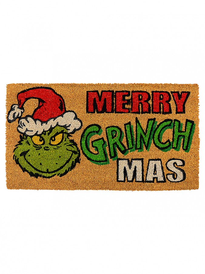 75cm Dr Suess The Grinch Merry Grinchmas Doormat