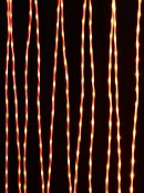 10m Warm White LED Red & White Noodle Rope Light | 8 Function Controller