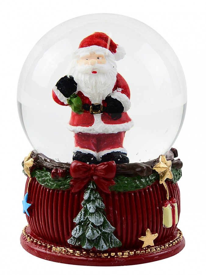 60mm Classic Santa With Sack Mini Waterball Christmas Snow Globe