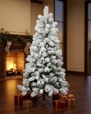 1.8m Yukon Winter Heavily Flocked Tree | 599 Tips & Hinged Branches