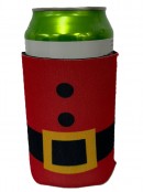 Assorted 10cm Santa Suit Or Christmas Text Themed Stubby & Can Holders