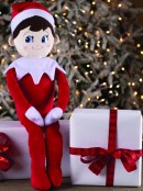 Plushee Pal Huggable Boy Elf On The Shelf Christmas Plush Toy - 81cm