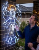 1.1m Dynamic Angel Of Bethlehem Outdoor Christmas LED Rope Light Display