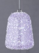 80mm Pastel Purple Sugar Gummy Look Christmas Bauble