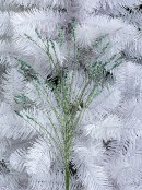 Mint Green Lavender With Glitter & Sequins Christmas Long Stem - 24cm Wide