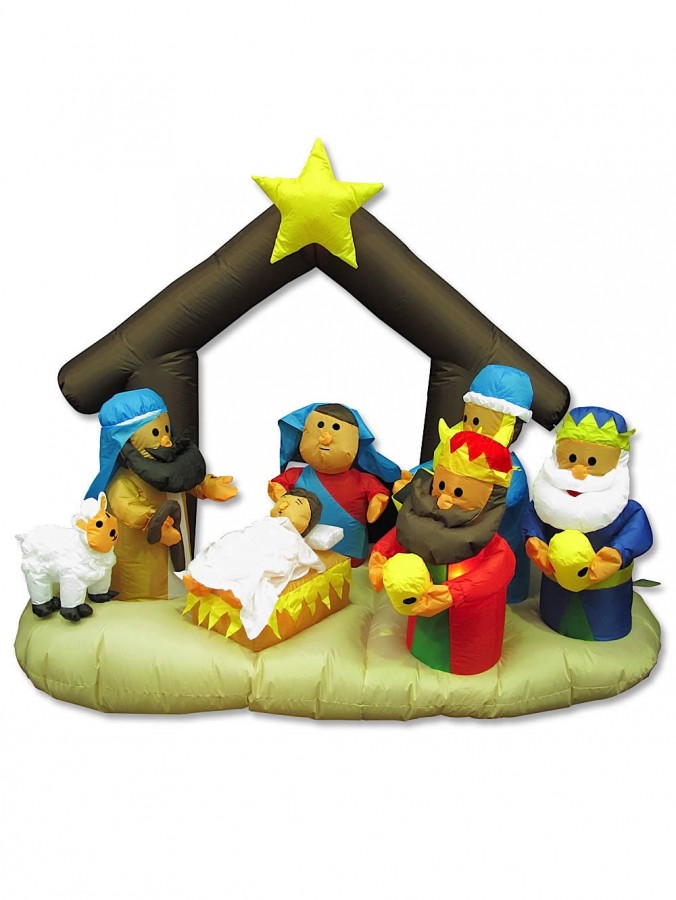 Nativity Scene Christmas Inflatable - 2m