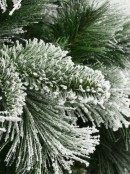 Snow Dusted Hinged Pine Christmas Tree With 946 Tips - 2.1m